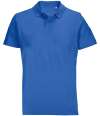 04502 Pulse SOL'S Unisex Pulse Twin Piqué Polo Shirt Royal Blue colour image